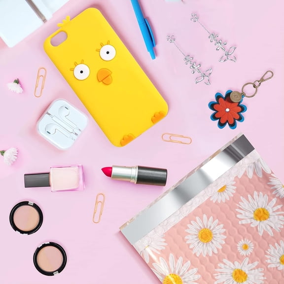 Metronic 100 Pack 6x10" Fancy Daisies +40 Pack 8.5x12" Pink Padded Envelopes