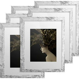 Mantello Picture Frames 4x6 Set of 12 - Small Picture Frame Front Loading 4 x 6 Frame Set - White Picture Frame for Photographs - Wall Frames, White