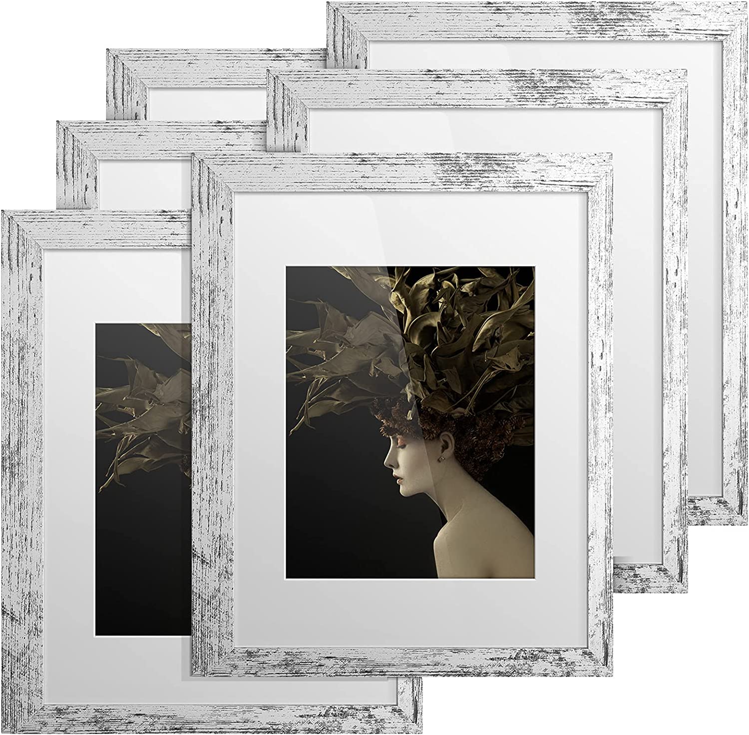 Mainstays 12x18 Front Loading Picture Frames, Black, Set of 3
