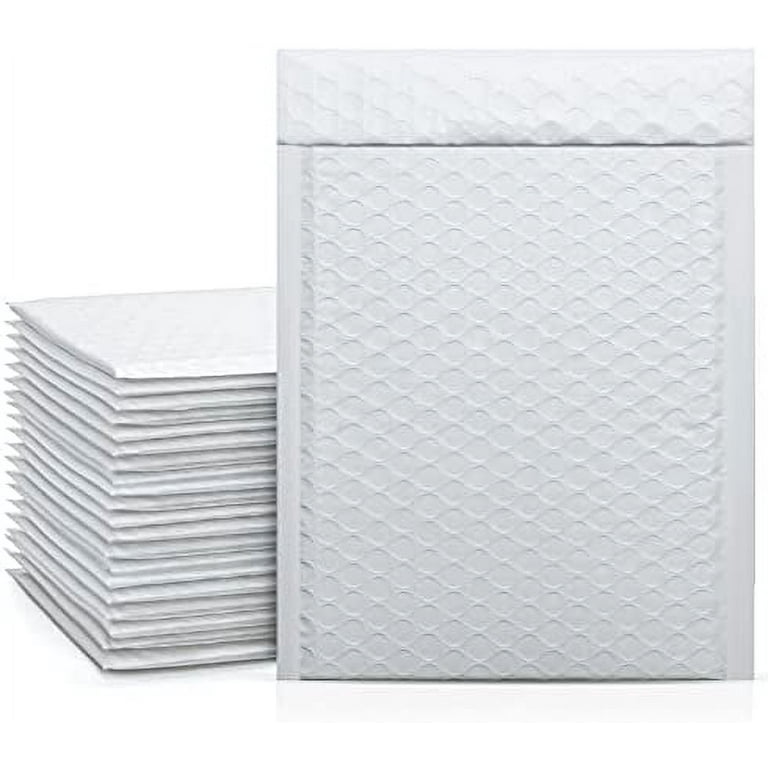 Bubble Mailers White Poly Bubble Mailers, Self-Seal Shipping Bags, Padded  Envelopes, Packaging Supplies for Business (50 Pack,4x8 Inch)