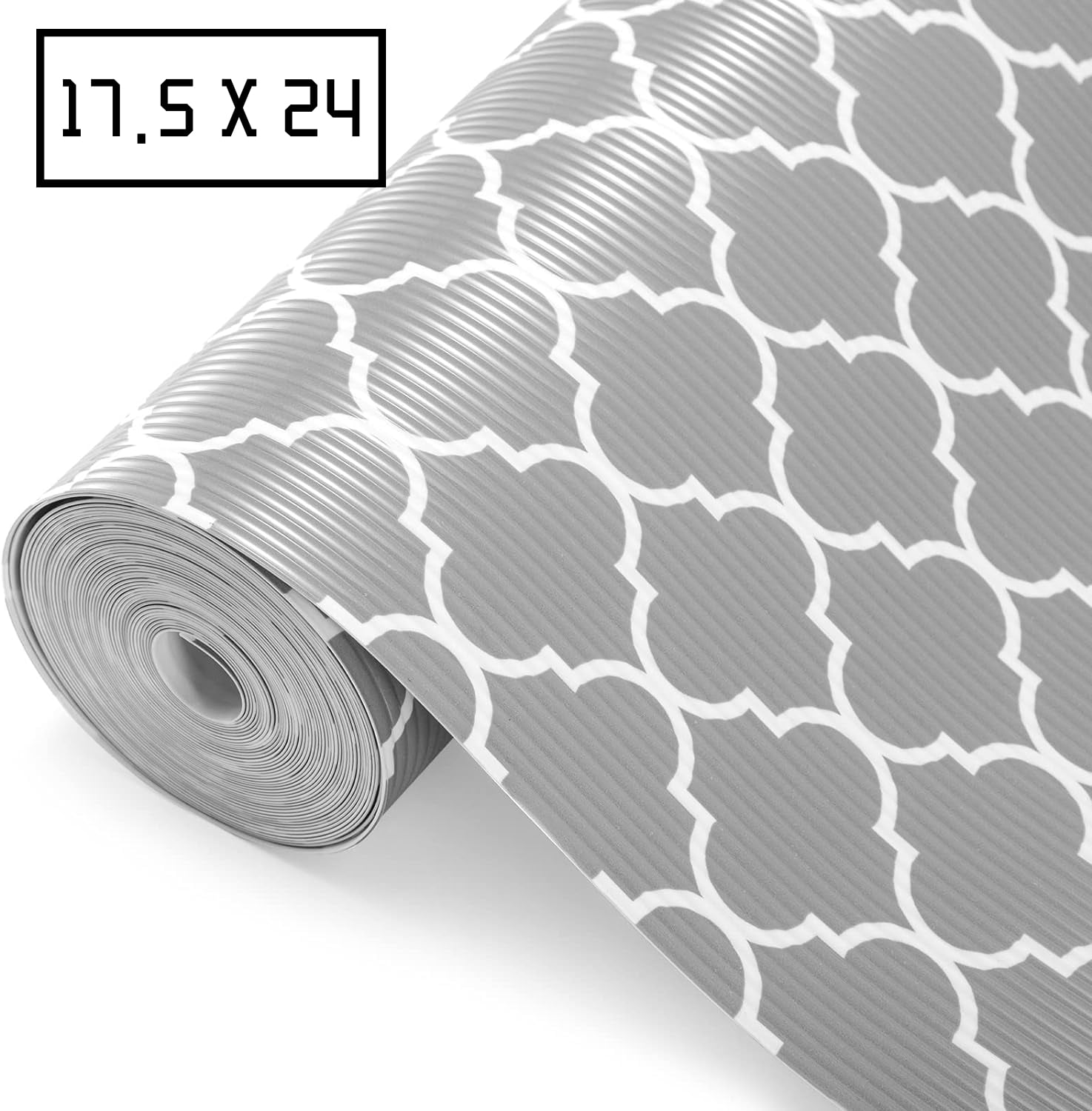 Metronic Shelf Liner 17.5 in x 24 ft Drawer Liner for Kitchen, NonSlip