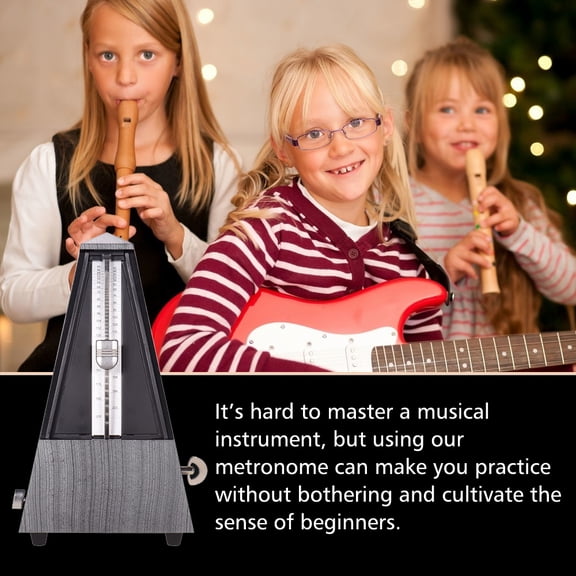 Metronome,Abs Matériel Piano Musical Tool Universal Pyramid Abs Matériel Pour Violon Pour Les Piano De Musique Piano Tool Mécanique Abs Musical Tool Musique Outil Violin Piano Silver Silver