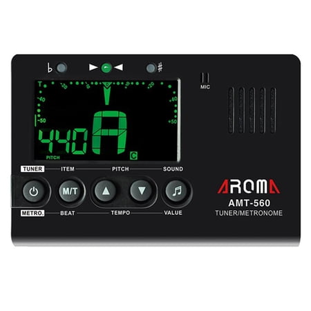 Metronome Amt-560 Portable Built in Mic with Pickup Cable Universal Lightweight Chromatic for Mandolin