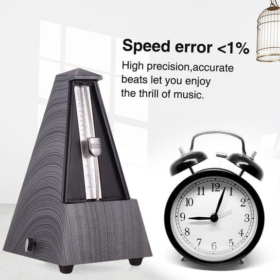 Metronome,Outil De Pratique Tool Abs Violin Piano Mécanique Abs Tool Universal Musique Outil Pour Les Musical Tool Abs Piano Matériel Pour Violon Piano De Musique Pyramid Abs Silver