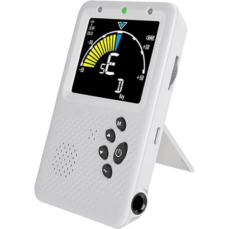 Metronome Tuner, Digital Metronome Tuner Tone Generator with Human Voice Beat, Rechargeable Tuner for All Instruments - Guitar, Bass, Violin, Ukulele Chromatic