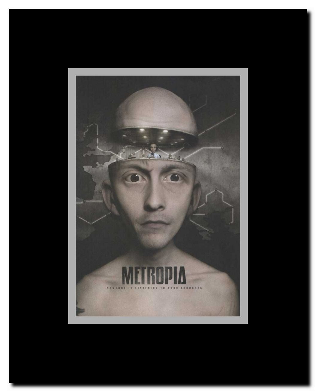 Metropia Framed Movie Poster
