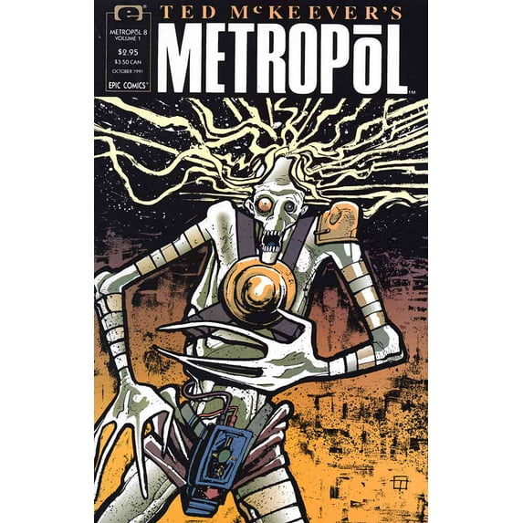 Metropol (Ted McKeever's ) #8 VF ; Epic Comic Book