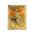 thumbnail image 1 of Metropole Cycles French Vintage Advert Canvas Wall Art Print 18X24", 1 of 4