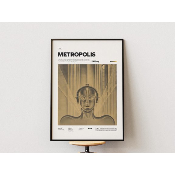 Metropolis 1927 Movie Poster Unframed Size 24''x36'' GooGate