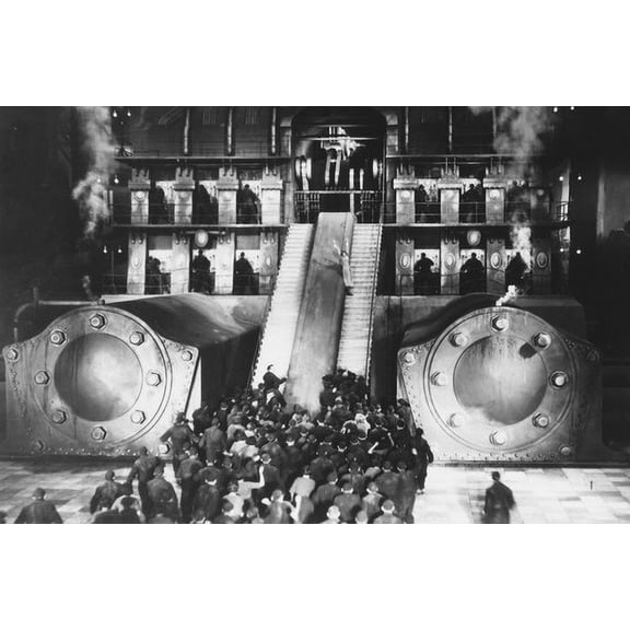 Metropolis B&w 24x36 Poster Fritz Lang