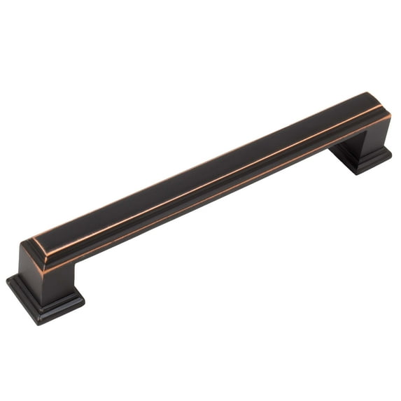 Metropolis Cabinet Pull, 128 Millimeters, Vintage Bronze by Stone Harbor Hardware