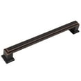 thumbnail image 1 of Metropolis Cabinet Pull, 160 Millimeters, Vintage Bronze by Stone Harbor Hardware, 1 of 3