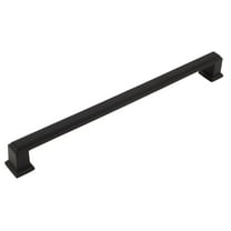 Metropolis Cabinet Pull, 224 Millimeters, Matte Black by Stone Harbor Hardware