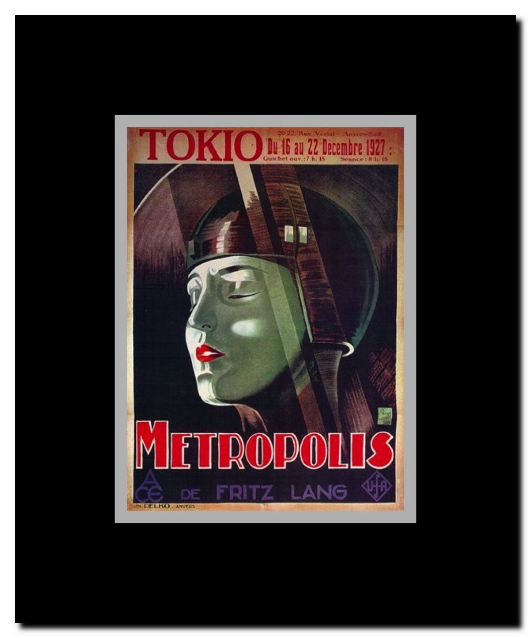 Metropolis Framed Movie Poster