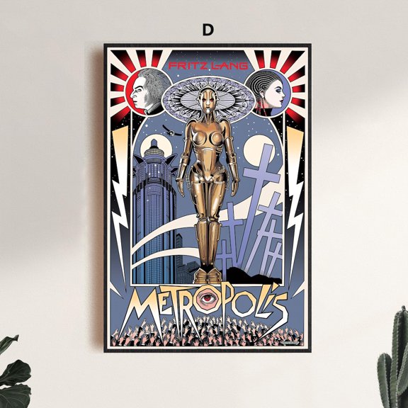 Metropolis Movie Poster GooGate - 8X12, UNFRAMED