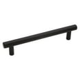 thumbnail image 1 of Hickory Hardware Metropolis 5-1/16 Inch Center to Center Matte Black Cabinet Pull PA0225-MB, 1 of 2