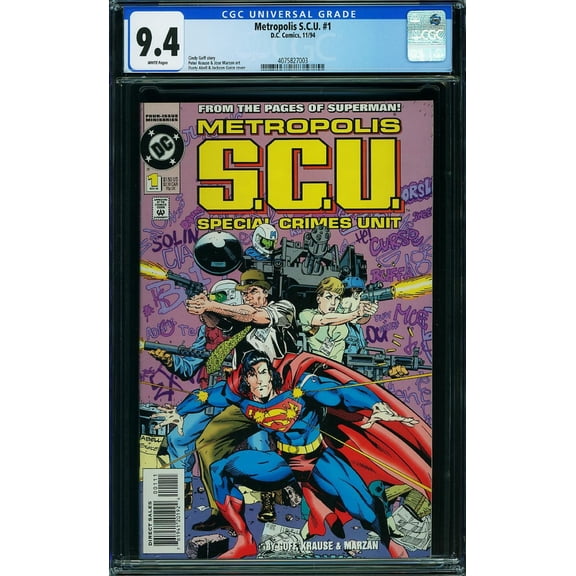 Metropolis S.C.U. #1 - CGC 9.4 Comic Book