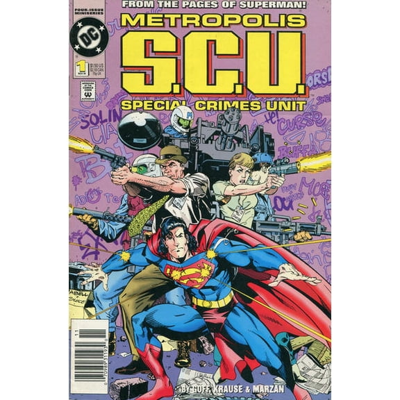 Metropolis S.C.U. #1 (Newsstand) VF ; DC Comic Book