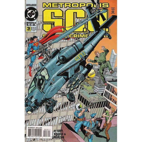 Metropolis S.C.U. #3 VF ; DC Comic Book