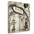 thumbnail image 1 of Metropolitain Paris' Photographic Print on Wrapped Canvas, 1 of 2