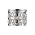 thumbnail image 1 of 3 Light Flush Mount In Metropolitan Style 12 Inches Wide By 9.75 Inches High-Chrome Finish Z-Lite 6010F12ch, 1 of 6
