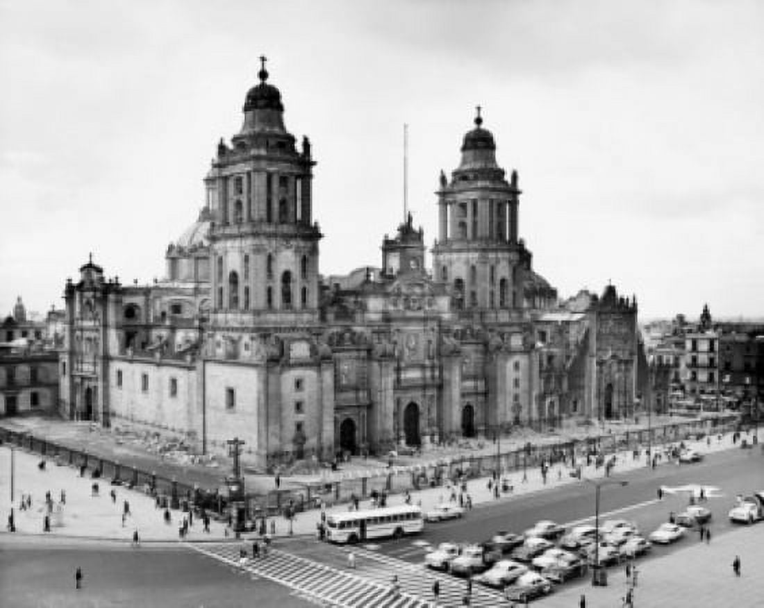 Metropolitan Cathedral Mexico City Mexico Canvas Art - (18 x 24)