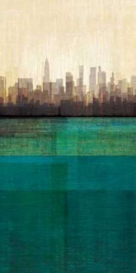 Metropolitan Jewel-Box - Emerald Canvas Art - Amori (10 x 20)