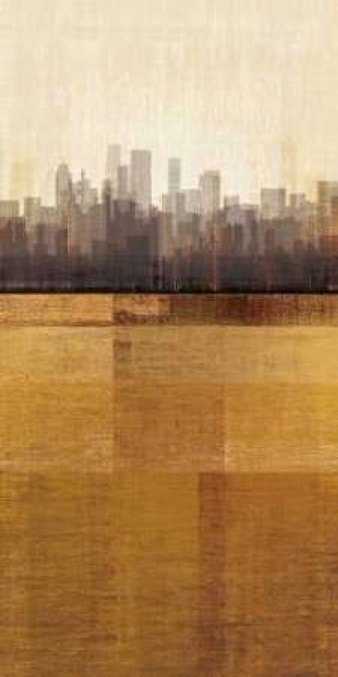 Metropolitan Jewel-Box - Topaz Canvas Art - Amori (24 x 48)