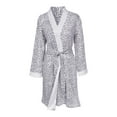 thumbnail image 1 of Metropolitan Manufacturing Womens Nightgown and Robe Set Matching Gown and Robe Sets - Jaguar Print, XL, 1 of 6