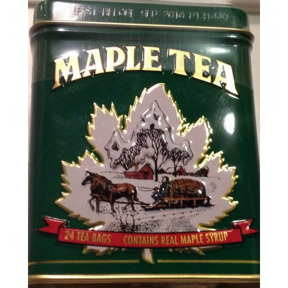 Metropolitan Maple Tea, 24 Tea Bags in a Decorative Metal Tin