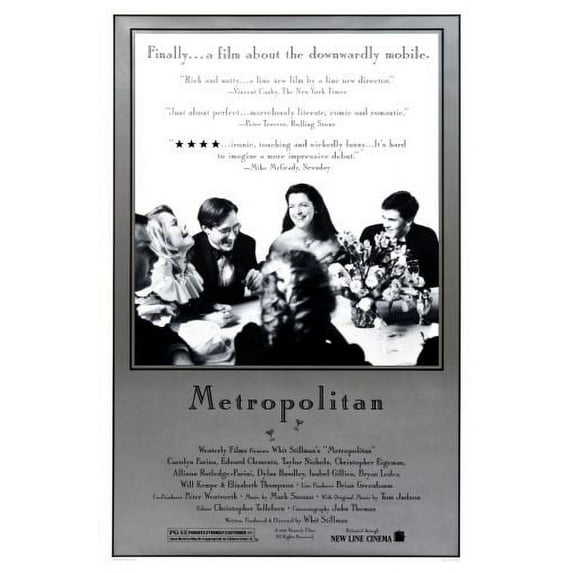 Metropolitan Movie Poster Reprint 27inx40in for any room 27x40 Multi-Color Square Adults Poster Time