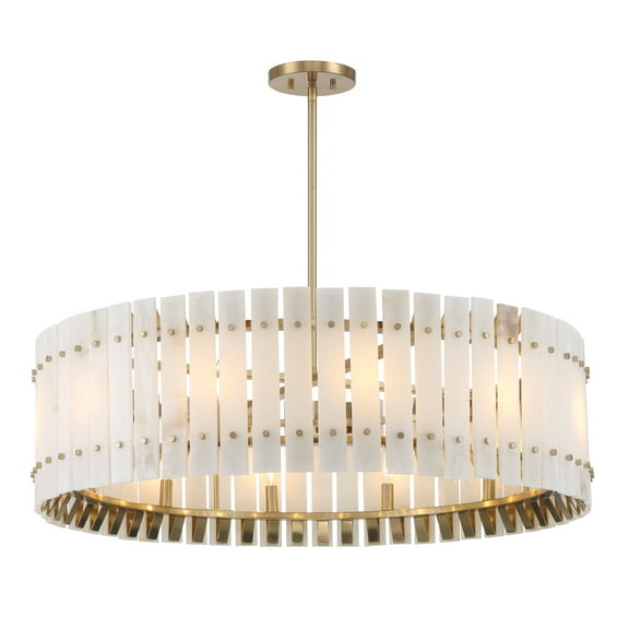 Metropolitan N1848 Bardon 12 Light 36" Wide Pendant - Celeste Brass