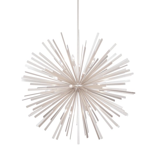 Metropolitan N1909 Confluence 20 Light 48" Wide Pendant - Piastra White