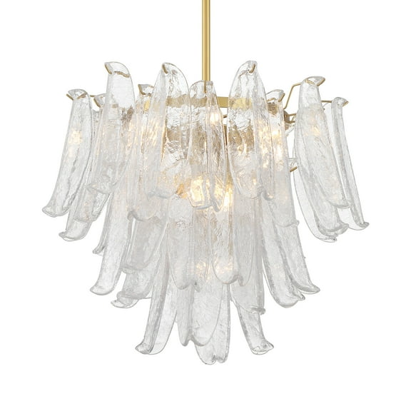 Metropolitan N1997 Regent 9 Light 23" Wide Chandelier - Legacy Brass / Clear
