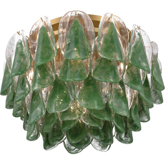 Metropolitan N3476-G-732 Verla Crest 6 Light 24" Wide Flush Mount Ceiling Fixture - Legacy