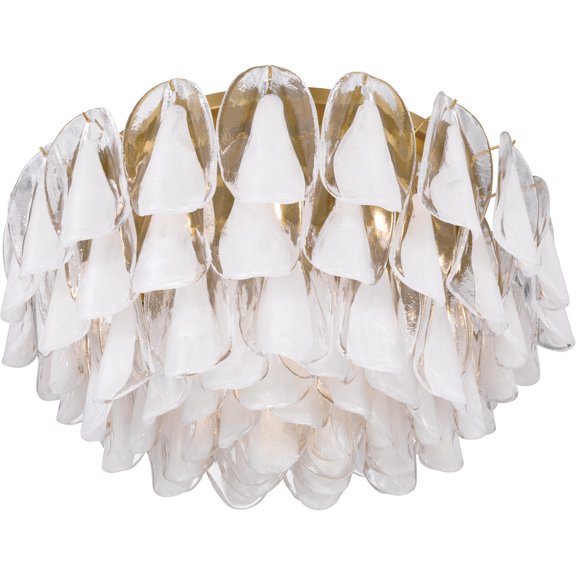 Metropolitan N3477 Verla Crest 11 Light 31" Wide Flush Mount Waterfall Ceiling Fixture -