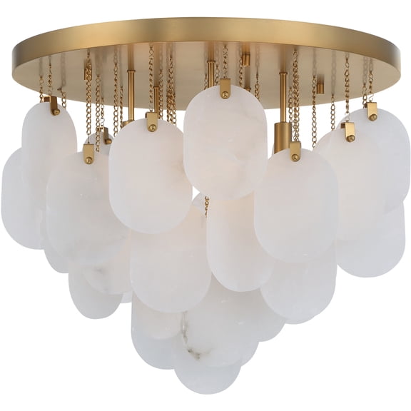 Metropolitan N3675-732 Velisse 5 Light 24" Wide Semi-Flush Waterfall Ceiling Fixture -
