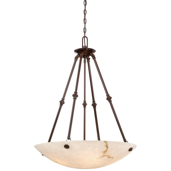 Metropolitan N3705BP Five Light Pendant Virtuoso Ii Bronze Patina