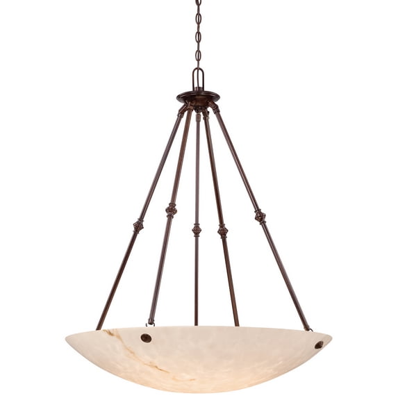Metropolitan N3706-BP 6 Light Pendant Virtuoso Ii Bronze Patina