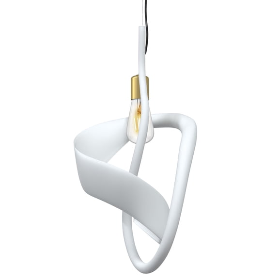 Metropolitan N9641 Jaxy 12" Wide Abstract Pendant - Gold