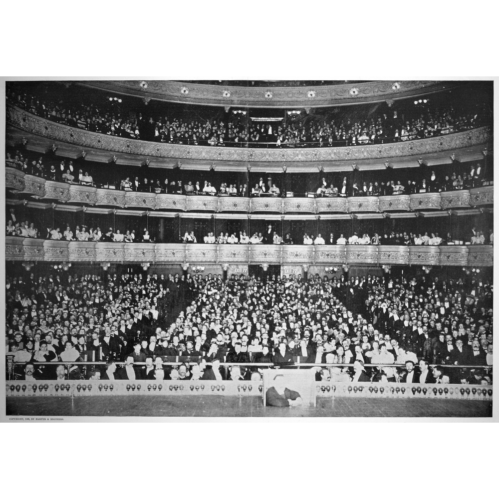 Metropolitan Opera 1895.N'The Interior Of The Metropolitan Opera House