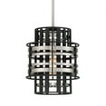 thumbnail image 1 of Metropolitan Preston 1-LT Mini Pendant - Brushed Nickel W/ Sand Coal - N7980-420, 1 of 2