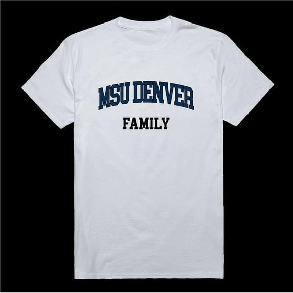 Metropolitan State University Denver Roadrunners Family T-Shirt, White - Medium