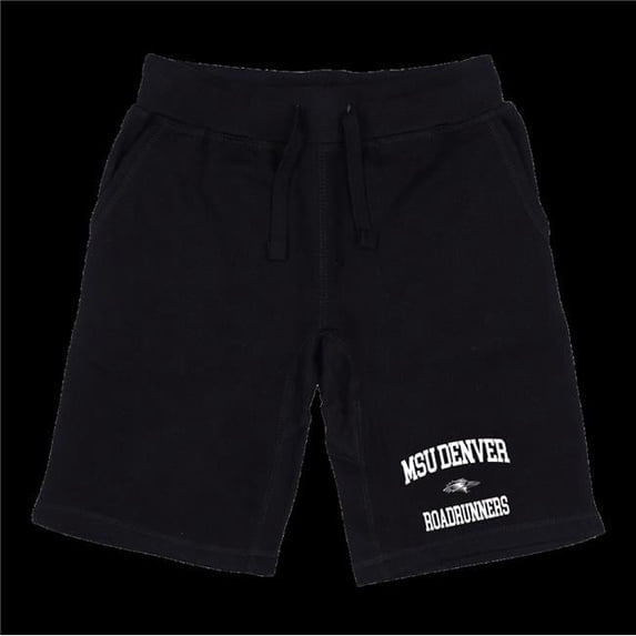 Metropolitan State University Denver Roadrunners Seal Shorts, Black - 2XL