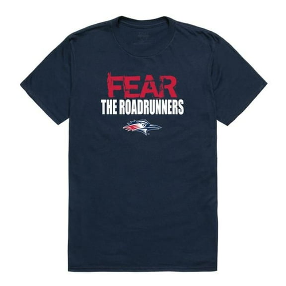 Metropolitan State University of Denver Roadrunners Fear College Short Sleeve T-Shirt, Navy - Large