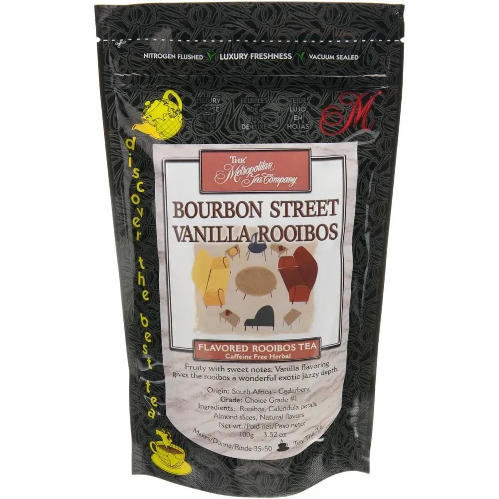 Metropolitan Tea Discovery Loose Tea Pack Bourbon Street Vanilla ...