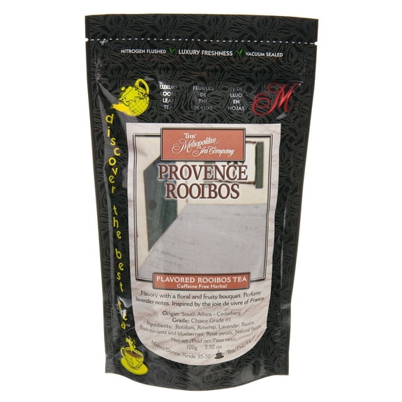 Metropolitan Tea Discovery Loose Tea Pack Provence Flavored Rooibos 100gm