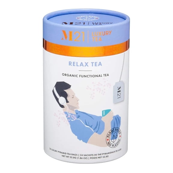 Metropolitan Tea M21 Luxury Functional Relax Tea 24 Pyramid Bags