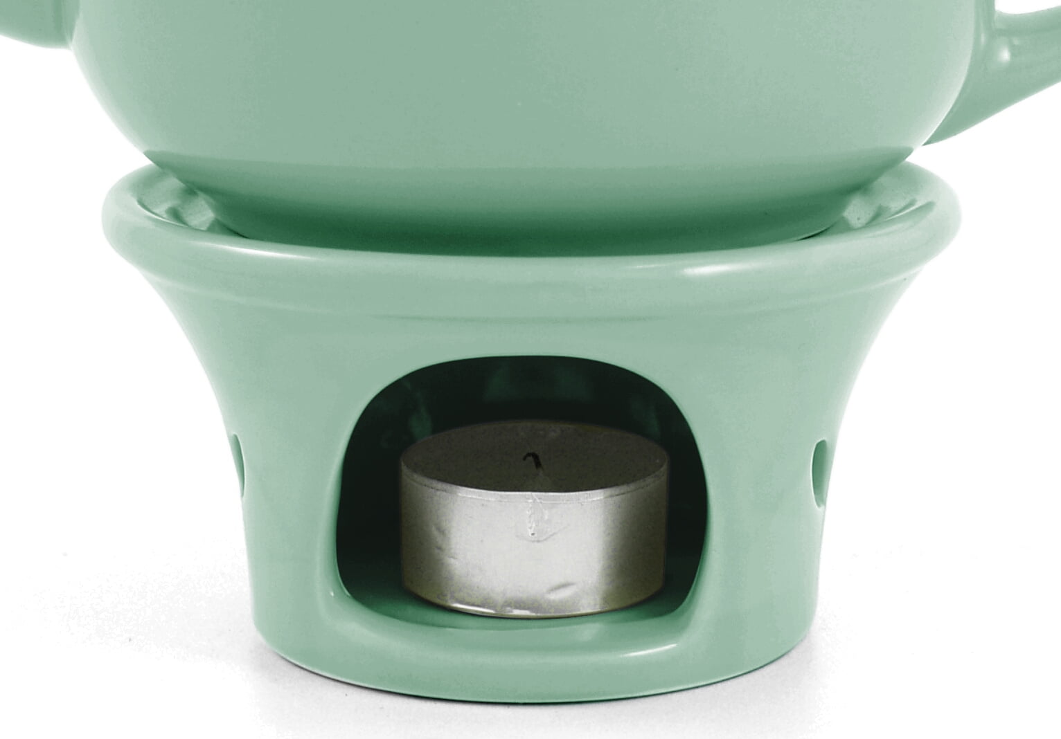 Metropolitan Tea Seafoam Green Ceramic Teapot Warmer