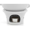 thumbnail image 1 of Metropolitan Tea White Ceramic Teapot Warmer, 1 of 10
